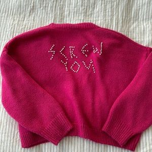 “Screw You” Cardigan